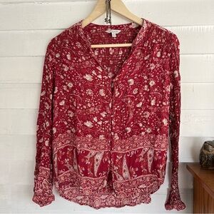 Lucky Brand Paisley Top